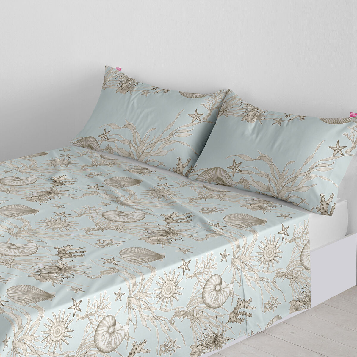 Lençol de cima HappyFriday Multicolor 260 x 270 cm Coral